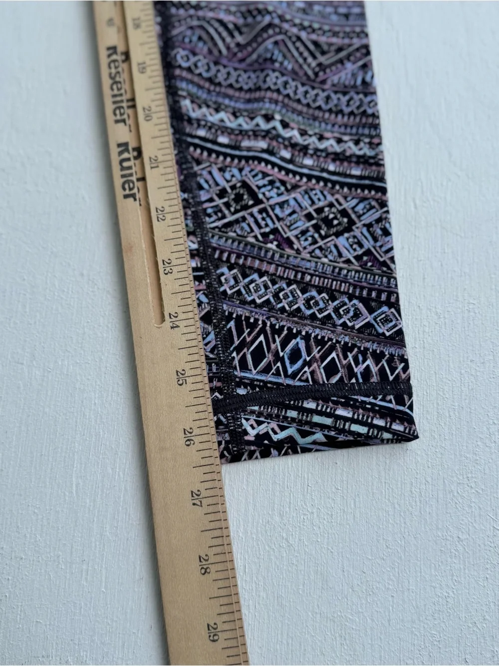 Lululemon Wunder Under High Rise Tights Tribal Patter Size 4 LW5BOKSH
